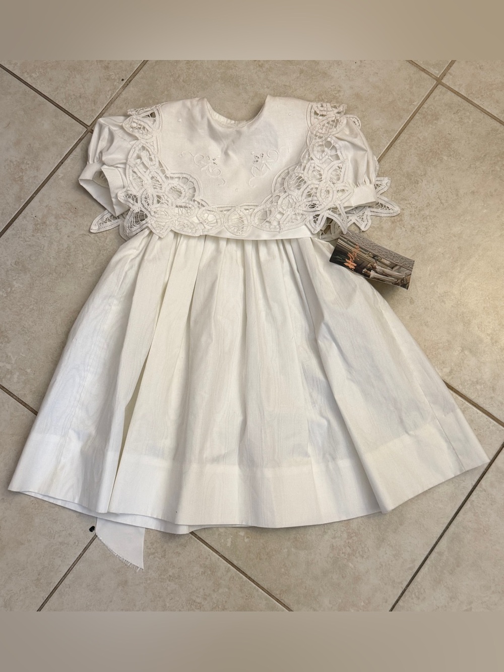 Vintage Holly Days children's heirloom dress